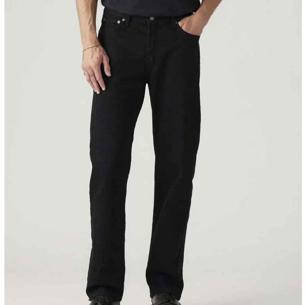 NWOT Levis 514 Chino Pants Men's 34x32 Gray Black Cotton Stretch Straight Leg